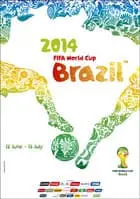Affiche officielle de la Coupe du monde 2014 Brésil